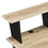Natural and Black Music Desk with Cord Managements B062P184577