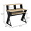 Natural and Black Music Desk with Cord Managements B062P184577