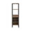 Weathered Oak and Black Wine Rack with 1 Drawer B062P184584