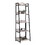 Natural and Black Ladder 5-tier Bookshelf B062P184592