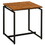 Oak and Black Occasional Set with Trestle Base B062P184598