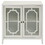 White Console Table with 2 Doors B062P185652
