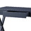 Charcoal 1-Drawer Writing Desk with X-shaped Base B062P185695
