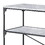 Black and Concrete 2-shelf Kitchen Island B062P185702