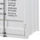 White Wardrobe with Full-length Container Lock B062P185726