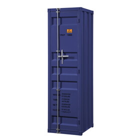 Blue Wardrobe with Full-length Container Lock B062P185731
