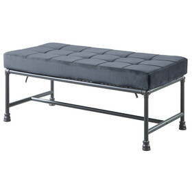 Grey and Sandy Grey Tufted Bench B062P186416
