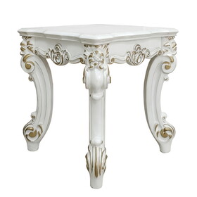 Antique Pearl Square End Table B062P186429