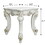 Antique Pearl Square End Table B062P186429