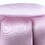 Bubblegum Pink Melody Round Ottoman B062P186431