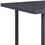Grey Oak and Black Dining Table with Sled Base B062P186433