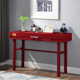 Red Vanity Desk with 1 Drawer B062P186466