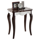 Walnut and White Rectangular End Table B062P186483
