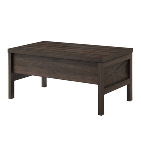 Walnut Coffee Table with Lift Top B062P186489