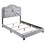 Grey Queen Panel Bed B062P186492