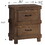 Antique Oak 2-drawer Nightstand B062P186506