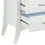 White 2-Drawer Nightstand B062P186507