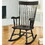 Black Spindle Back Rocking Chair B062P186523