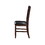 Black and Cherry Ladder Back Side Chairs (Set of 2) B062P186529