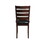 Black and Cherry Ladder Back Side Chairs (Set of 2) B062P186529