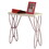 White and Light Purple Nightstand B062P189089