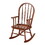 Tobacco Youth Rocking Chair with Turned Base B062P189235