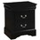 Black 2-Drawer Nightstand B062P189240