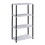 B062P191047 Black White+Wood+Metal+4+Etagere+Horizontal