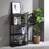 Black Bookshelf with 4 Shelf B062P191048