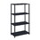 Black Bookshelf with 4 Shelf B062P191048