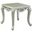 Champagne End Table with Metal Leg B062P191055