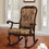 Cherry Rocking Chair with Cabriole Leg B062P191059