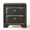 Antique Grey Nightstand with 2-Drawer B062P191063