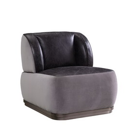 Antique Slate and Grey Accent Chair B062P209152