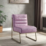 Wisteria Accent Chair with Metal with Sled Base B062P209156