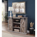 Rustic Natural 2-Door TV Stand B062P209173