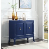 Blue 2-Door Console Cabinet B062P209183