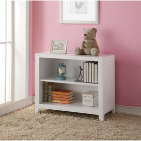 White 2-Shelf Bookcase B062P209195