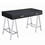 Black High Gloss and Chrome 2-Drawer Writing Desk B062P209202