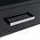 Black High Gloss and Chrome 2-Drawer Writing Desk B062P209202