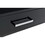 Black High Gloss and Chrome Writing Desk with USB Port B062P209204