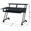 Black Music Recording Studio Desk with Keyboard Tray B062P209212