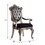 Silver Grey and Antique Platinum Tufted Arm Chair (Set of 2) B062P209235