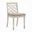 Tan and Antique White Padded Side Chair (Set of 2) B062P209241