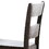 Distressed Walnut Counter Height Chair with Ladder Back (Set of 2) B062P209259