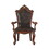 Black and Honey Oak Tufted Arm Chair (Set of 2) B062P209275