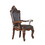 Black and Honey Oak Tufted Arm Chair (Set of 2) B062P209275