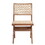 Beige and Natural Side Chair (Set of 2) B062P209280