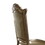 Bone and Gold Patina Side Chair with Nailhead Trim (Set of 2) B062P209283