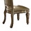 Bone and Gold Patina Side Chair with Nailhead Trim (Set of 2) B062P209283